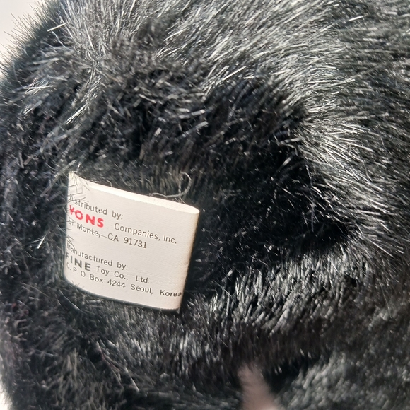 The Old Classics By FINE TOY Black Bear 8" Made in Korea - Picture 6 of 8